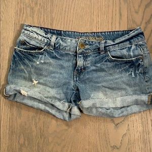denim jean shorts